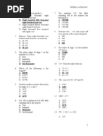 Soalan Peperiksaan Matematik Tingkatan 1 Kertas 1-(SKEMA JAWAPAN)