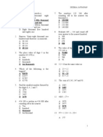 Soalan Peperiksaan Matematik Tingkatan 1 Kertas 1 - (SKEMA JAWAPAN)