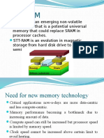 Emerging STT-RAM Technology as Potential Universal Memory