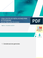 2 LEGALIZACION DE INSTALACIONES PARA AUTOCONSUMO DGIEM Fenercom 2014 PDF