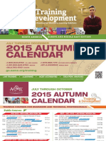 ASME Training and Development-Autumn-Calender