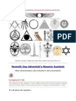 Seventh Day Adventist's Masonic Symbols