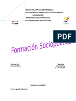 Trabajo de Formacion Sociopolitica