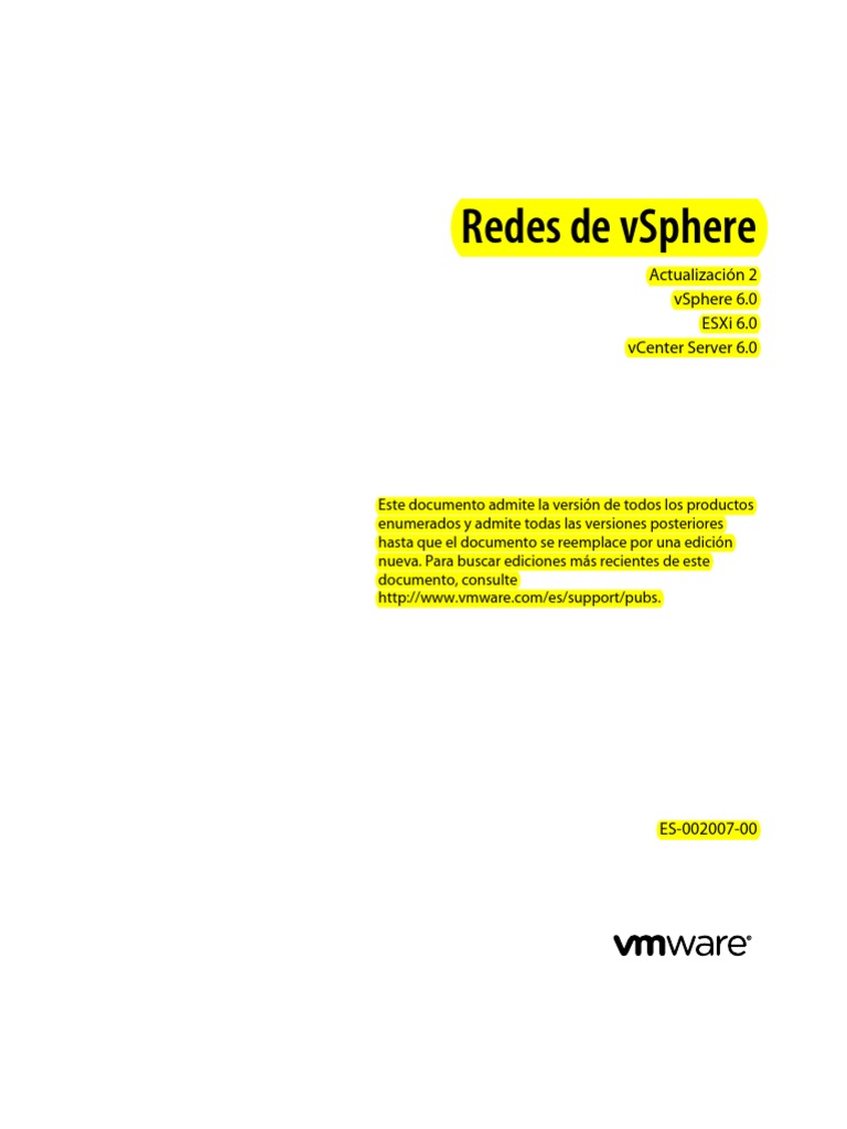 Vsphere Esxi Vcenter Server 602 | PDF