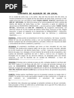 Carta de Aviso de Terminacion de Contrato de Arrendamiento 