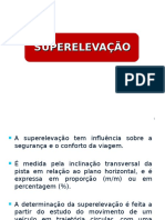 9 - Superelevação