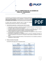 Evaluacion de Competencias Academicas 2016