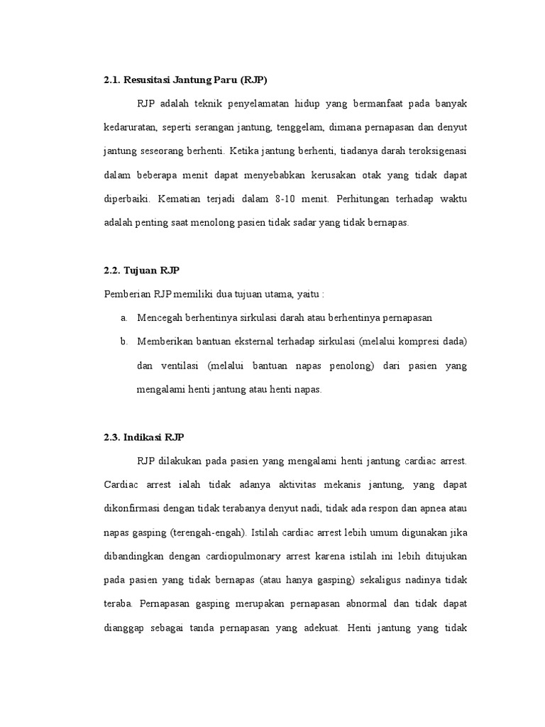 Kecepatan dan Teknik RJP Efektif | PDF | Sains & Matematika