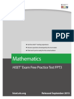Math Test FPT3