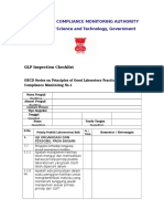 GLP Compliance Checklist
