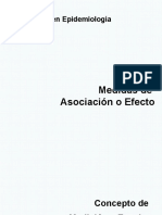 Medidas de Asociación o de Efecto