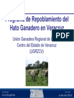 Programa de Repoblamiento Del Hato Ganadero en Veracruz