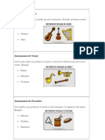 Clasificación de Instrumento 1 Basico