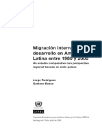 Rodríguez y Busso Migración Interna y Desarrollo en AL Entre 1980 y 2005