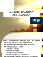 13 Dimensi Saluran Air Buangan