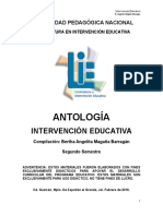 Antología Intervención Educativa