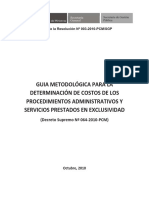 Guia Metodologica Para Determinacion de Costos