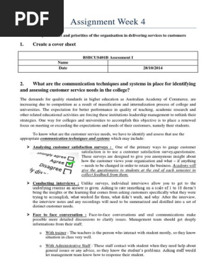 Assignment Week 4