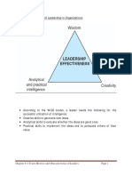 WICS Model of Leadership