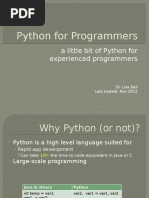 Python For Programmers