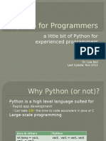 Python For Programmers