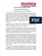 100 Razones para Votar Por Morena para El Constituyente