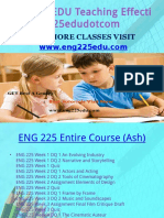 ENG 225 EDU Teaching Effectively Eng225edudotcom