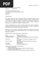 Contoh Surat Permohonan Mutasi