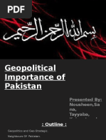 Download Geopolitical Importance of Pakistan by Nousheen Arshad SN310335835 doc pdf