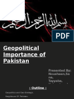 Geopolitical Importance of Pakistan