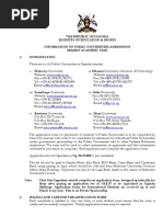 Download Makerere university application Guidelines and and Cut off points for private admissions 20162017 by The Campus Times  SN310337957 doc pdf