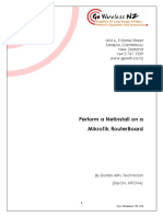 Perform A Netinstall On A Mikrotik Routerboard