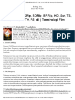Pengertian DVDRip, BDRip, BRRip, HD, SCR, TS, CAM, XviD, HDTV, R5, DLL - Terminologi Film - Berbagi Ilmu PDF
