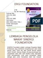0851 0004 2009 (TSEL), Pengelolaan Wakaf, Lembaga Pengelola Zakat Dan Wakaf, Lembaga Pengelola Wakaf Produktif SINERGI Foundation