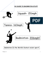 Petes Badminton Guide