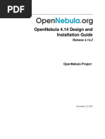 Opennebula 4.14 Design and Installation Guide