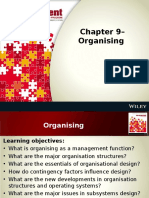 Chapter 9– Organising
