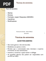 Tecnicas de Entrevista