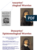 Descartes' Epistemological Worries