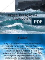 Dessalinização Da Água Do Mar