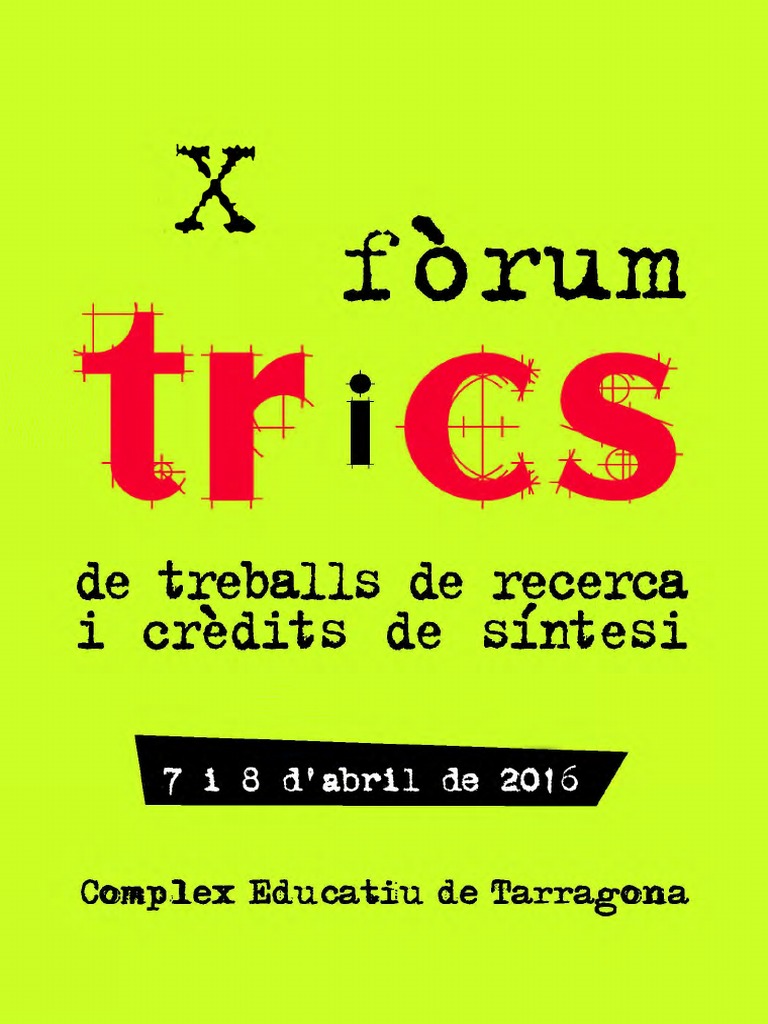X Fòrum TRiCS | PDF