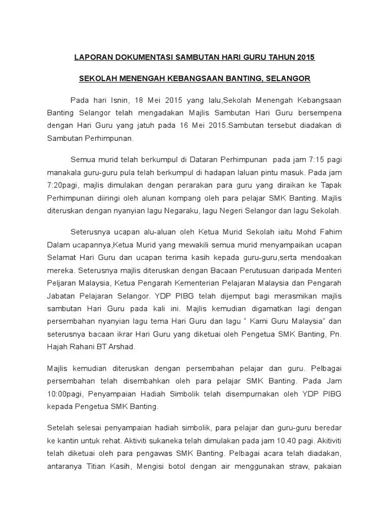 Kata Kata Sambutan Untuk Hari Guru Seputaran Guru