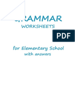 137014963 Elementary Grammar Worksheets 74p