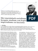 Het Marxistisch Socialisme Als Hoogste Stadium Van Kapitalisme, Imperialisme en Fascisme