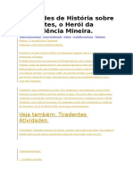 Atividades de História Sobre Tiradentes