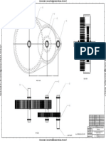 Front View Side View: 2-Stage Spur Gear Reduction Box Assembly Drawing