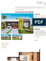 Casa - Teresina - Linda Casa Terrea Com 3 Quartos - Plantas de Casas PDF