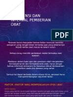 Frekuensi Dan Interval Pemberian Obat