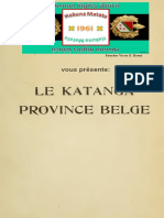 KATANGA Province Belge