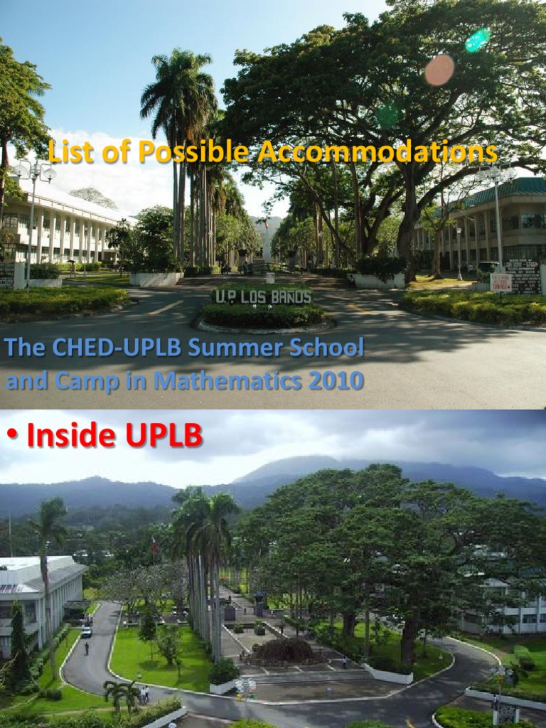 in and Near UPLB PDF Dormitory Buildings And